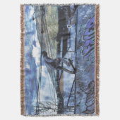 Wendepunkt - Skate-boarder Outdoor Sport Decke (Vorderseite Vertikal)