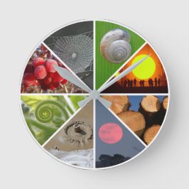 Wendetakt Runde Wanduhr