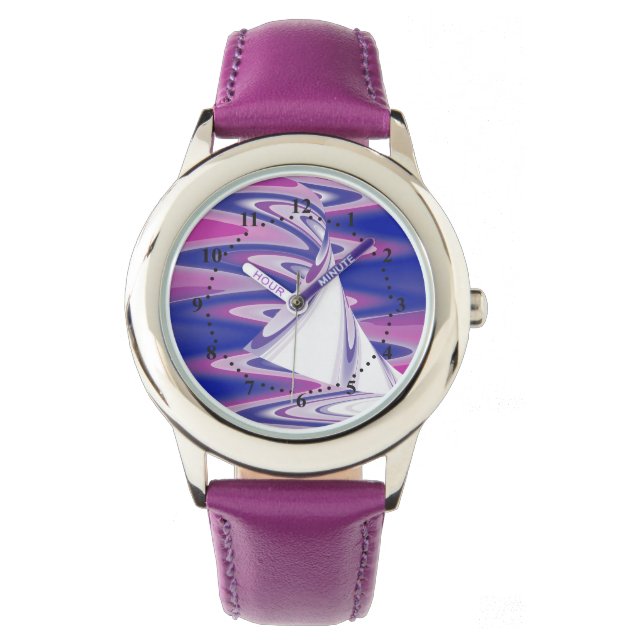 Wendewellen Armbanduhr (Vorderseite)