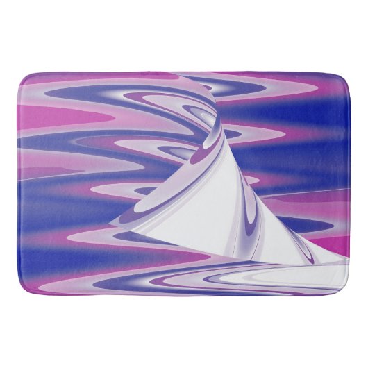 Wendewellen Badematte (Vorderseite)