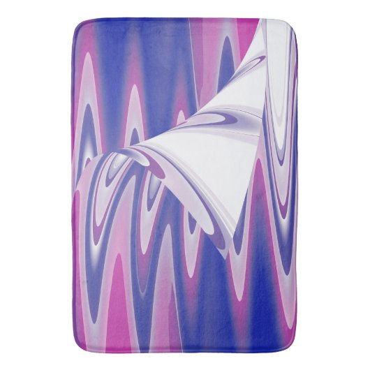 Wendewellen Badematte (Vorderseite Vertikal)