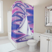 Wendewellen Duschvorhang (Beispiel)