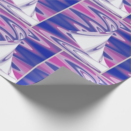 Wendewellen Geschenkpapier (Ecke)