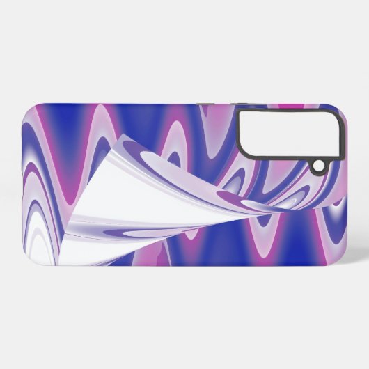 Wendewellen Samsung Galaxy Hülle (Rückseite (Horizontal))