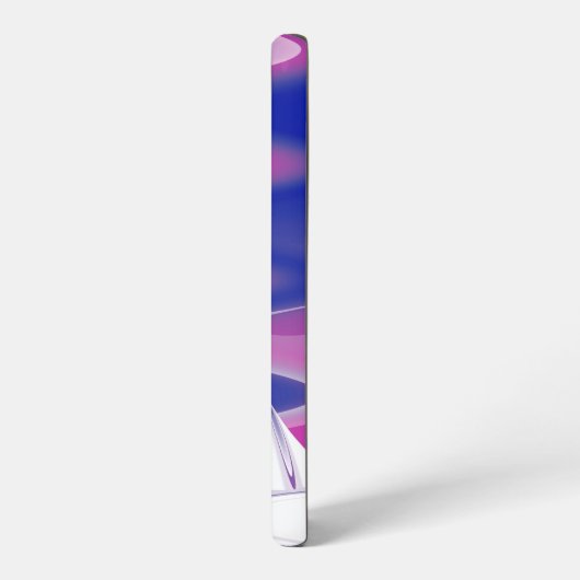 Wendewellen Samsung Galaxy Hülle (Linke Seite)