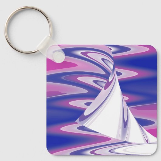 Wendewellen Schlüsselanhänger (Vorderseite)