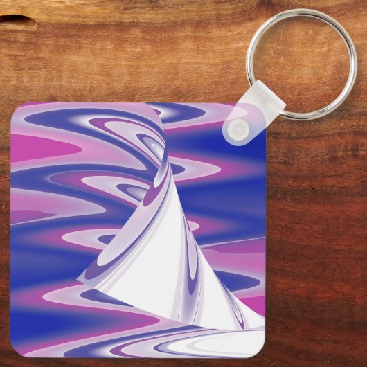 Wendewellen Schlüsselanhänger (Rückseite)