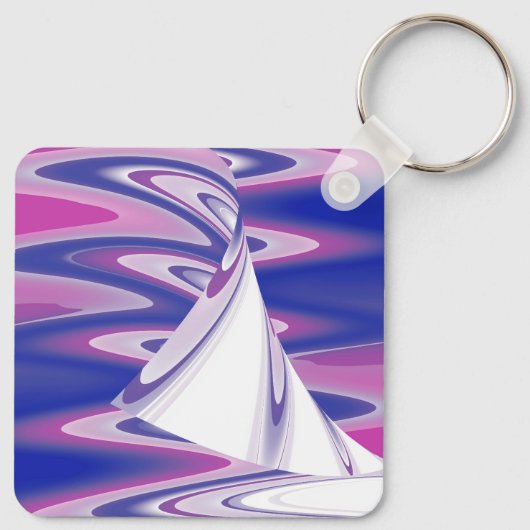 Wendewellen Schlüsselanhänger (Rückseite)