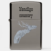 Wendigo Black Ice Zippo Feuerzeug