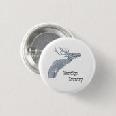 Wendigo Country Algonquian Folklore Button (Vorne & Hinten)