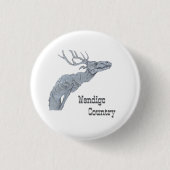 Wendigo Country Algonquian Folklore Button (Vorderseite)