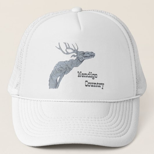 Wendigo Country Algonquian Folklore Trucker's Hat Truckerkappe (Vorderseite)