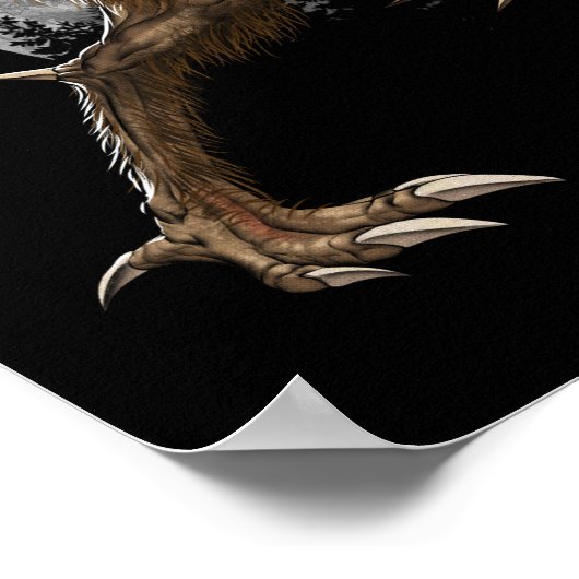 Wendigo Cryptid Creature Poster (Ecke)