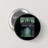 Wendigo Geist des Waldes Kryptid Wendigo Wald Button (Vorne & Hinten)