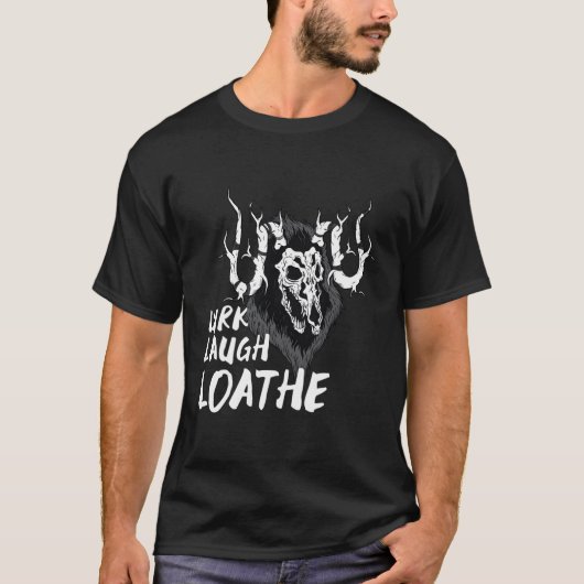 Wendigo Lurk Laugh Loathe T-Shirt (Vorderseite)