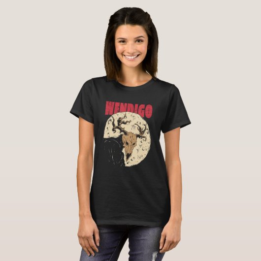 Wendigo Monster T-Shirt (Vorne ganz)