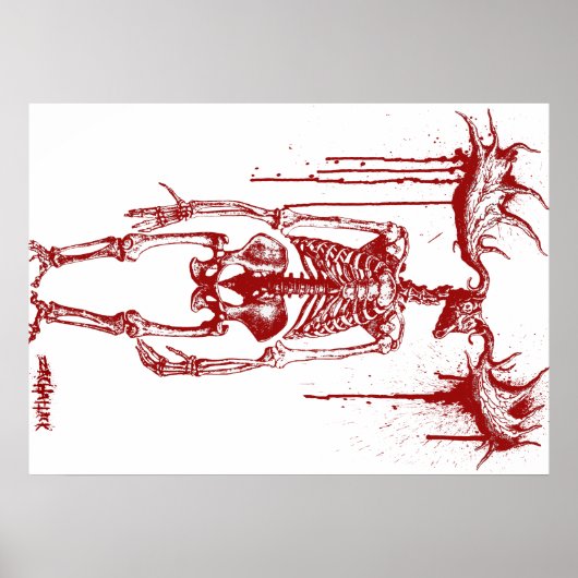 Wendigo Skeleton #2 Poster (Vorne)