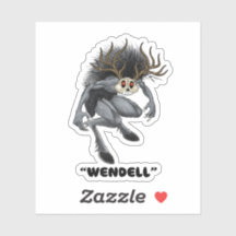 Wendigo "Wendell" Cryptid Aufkleber