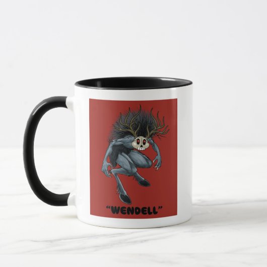 Wendigo "Wendell" Cryptid coffee Tasse (Links)