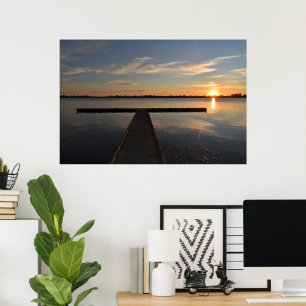 Wendouree Twilight Tranquility Poster