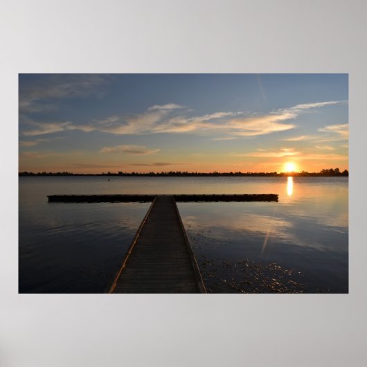 Wendouree Twilight Tranquility Poster (Vorne)