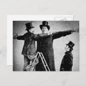 Wendt Cabinet Card Riant Circus Freak Sideshow Postkarte (Vorne/Hinten)