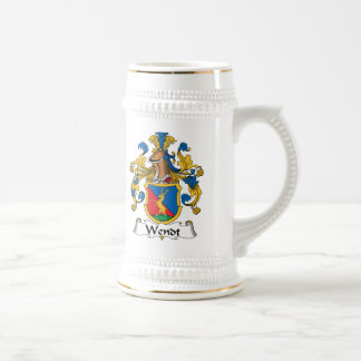 Wendt Familienwappen Bierglas