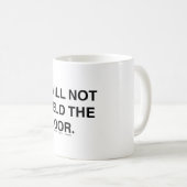 Wendy Davis erbringt nicht den Boden Kaffeetasse (VorderseiteRechts)