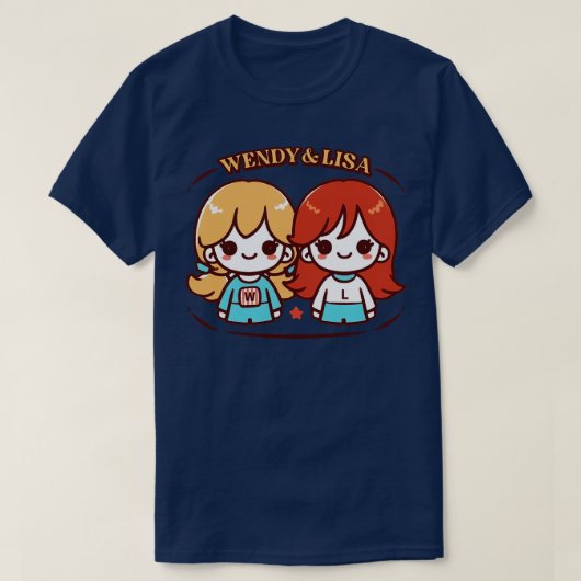 Wendy Lisa Fan Design T-Shirt (Design vorne)