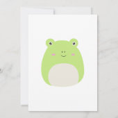 Wendy The Frog Squishmallow Birthday Party Einladung (Rückseite)