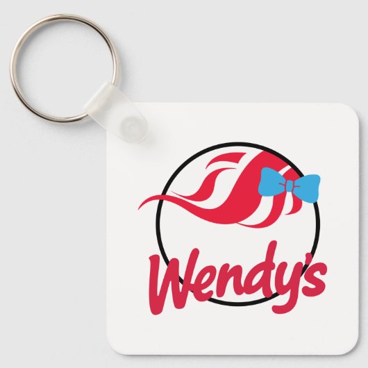Wendy's Logo Schlüsselanhänger (Vorderseite)