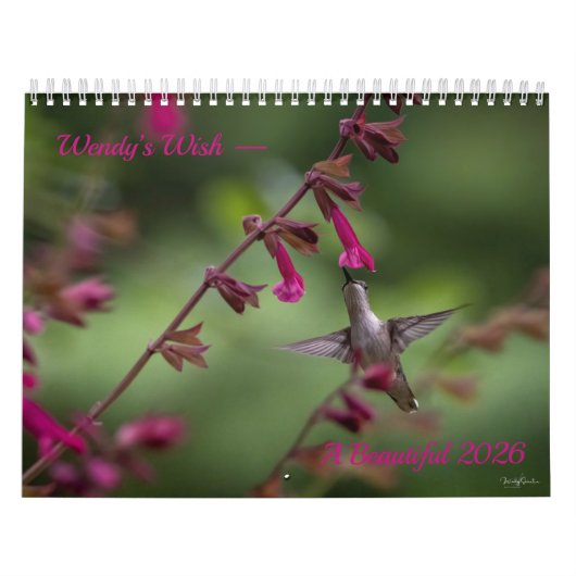 Wendy's Wunsch 2026 18 Monate, Mittlerer Kalender (Titelbild)