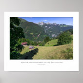 Wengen, Lauterbrunnen, Schweiz - Wall Print Poster (Vorne)