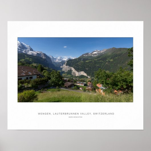 Wengen, Lauterbrunnen, Schweiz - Wall Print Poster (Vorne)