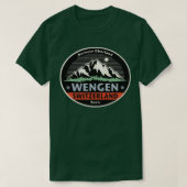 Wengen Schweiz 2 T-Shirt (Design vorne)