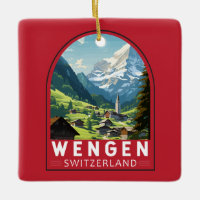Wengen Schweiz Reisen Vintag