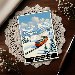 Wengen, Schweiz: Vintage Reisefotografien aus den Postkarte