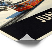 Wengen, Schweiz: Vintage Travel Poster der 60er Ja (Ecke)