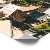 Wengen Schweizer Alpendorf Poster (Ecke)