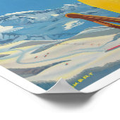 Wengen Switzerland Vintage Poster (Ecke)