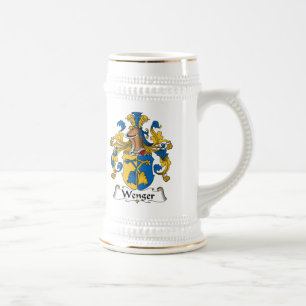 Wenger Familienwappen Bierglas