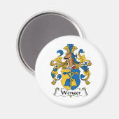 Wenger Familienwappen Magnet (Vorderseite/Rückseite)