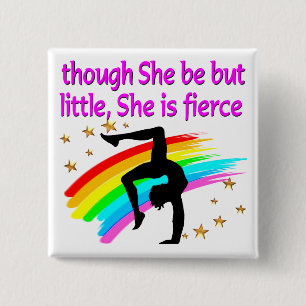 WENIG, ABER FIERCE GYMNAST BUTTON