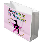 WENIG, ABER FIERCE GYMNAST GROßE GESCHENKTÜTE (Vorderseite Schrägansicht)