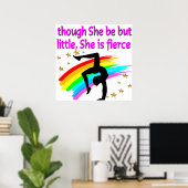 WENIG, ABER FIERCE GYMNAST POSTER (Heimbüro)