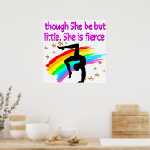 WENIG, ABER FIERCE GYMNAST POSTER (Küche)