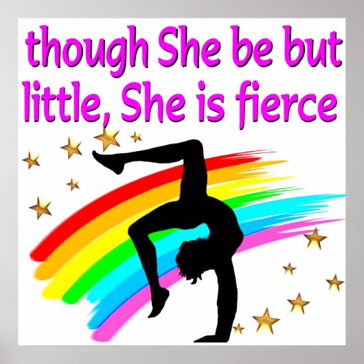 WENIG, ABER FIERCE GYMNAST POSTER (Vorne)