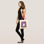 Wenig Alfie lila Tragetasche (Vorderseite (Model))