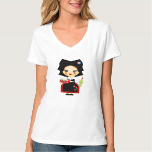 Wenig Alsacian Mädchen T-Shirt