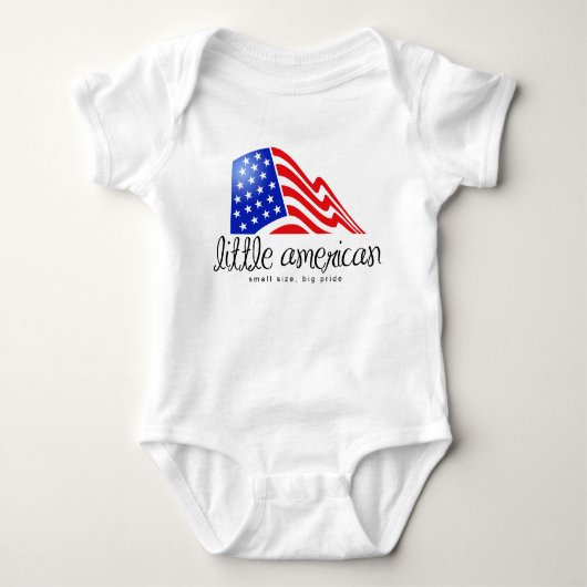 Wenig amerikanisch baby strampler (Vorderseite)